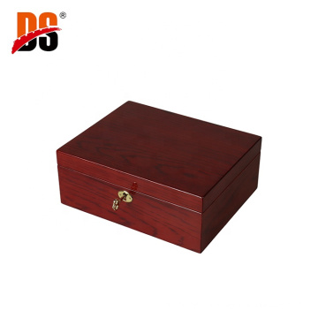 DS Customized Wholesale Luxury Wooden Mirror Jewelry Packaging And Storage Wooden Jewelry Box